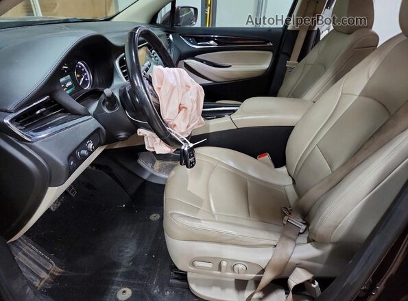 5GAEVBKW1KJ110624 2019 BUICK ENCLAVE Purple Вид салону спереду
