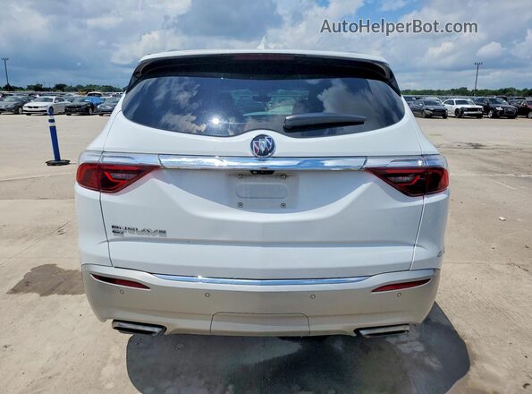 5GAEVBKW2NJ112712 2022 BUICK ENCLAVE White Вид ззаду