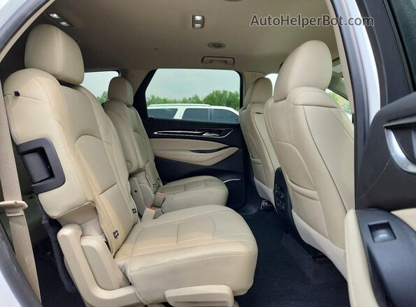 5GAEVBKW3MJ160962 2021 BUICK ENCLAVE White Rear interior view