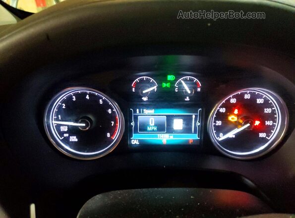 5GAEVBKW5KJ110285 2019 BUICK ENCLAVE Серебряный Вид щитка приборов
