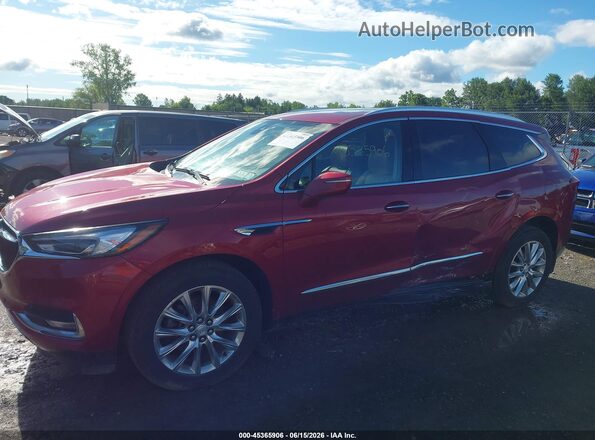 5GAEVBKW6JJ165441 2018 BUICK ENCLAVE Red წინა ხედი