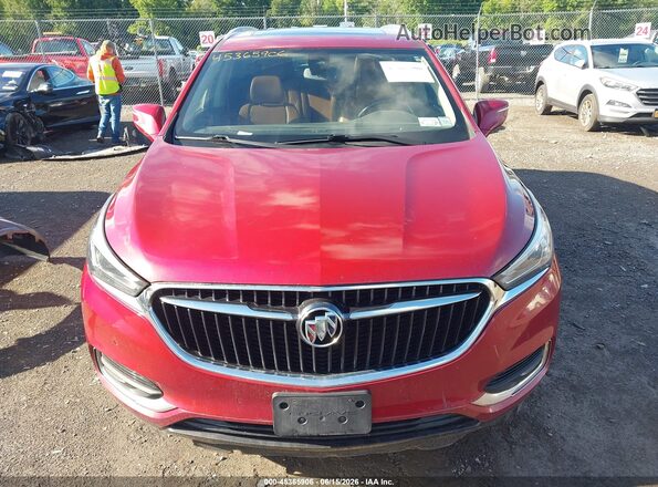 5GAEVBKW6JJ165441 2018 BUICK ENCLAVE Red ხელსაწყოთა პანელის ხედი