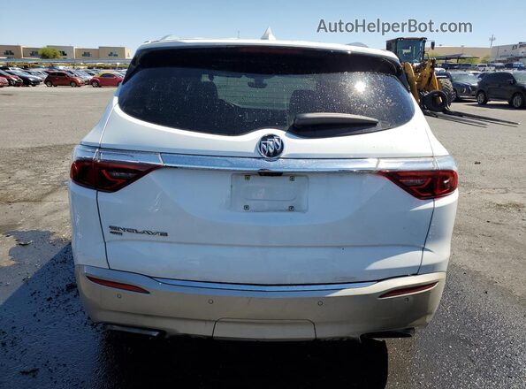 5GAEVBKW6NJ132722 2022 BUICK ENCLAVE White Вид наклейки з VIN-кодом
