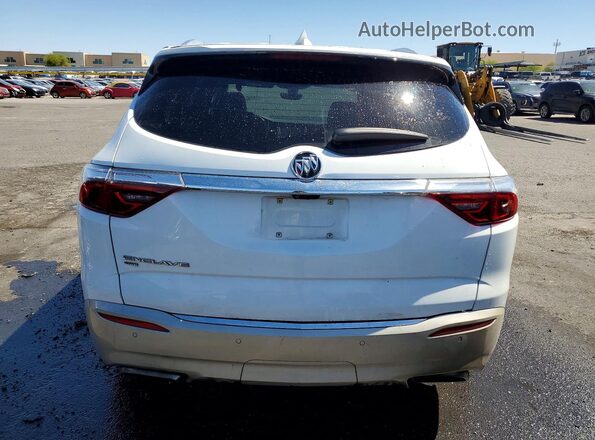 5GAEVBKW6NJ132722 2022 BUICK ENCLAVE White Вид ззаду