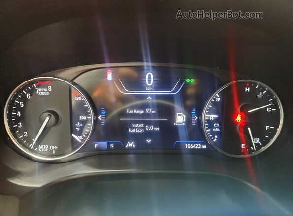 5GAEVBKW6NJ133109 2022 BUICK ENCLAVE White Instrument cluster view