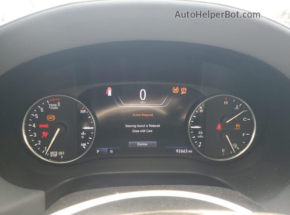 5GAEVBKWXNJ134473 2022 BUICK ENCLAVE Black Vista del cuadro de instrumentos
