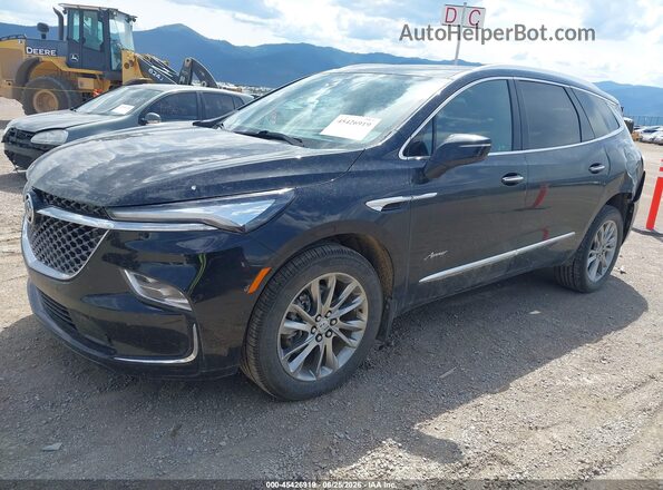 5GAEVCKW1PJ164034 2023 BUICK ENCLAVE Black წინა მარცხენა ხედი სამი მეოთხედიდან