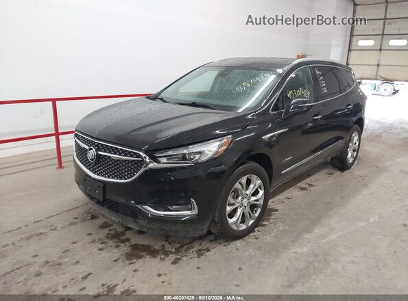 5GAEVCKW2LJ267943 2020 BUICK ENCLAVE Black Առջևի ձախ երեք քառորդ տեսարան