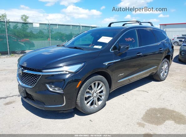5GAEVCKW3NJ193676 2022 BUICK ENCLAVE Black Vista tres cuartos delantera izquierda