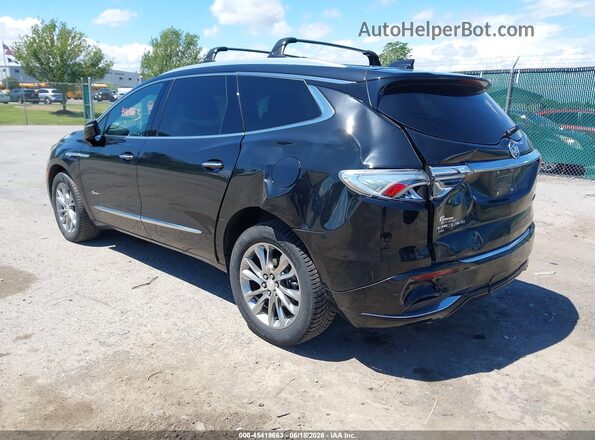 5GAEVCKW3NJ193676 2022 BUICK ENCLAVE Black Trasero izquierdo