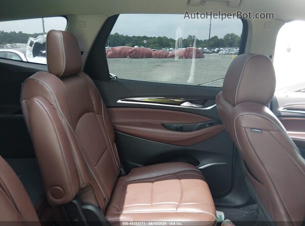 5GAEVCKW4JJ266354 2018 BUICK ENCLAVE White VIN sticker view