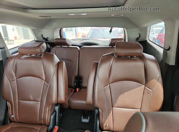 5GAEVCKW6JJ134373 2018 BUICK ENCLAVE White უკანა სავარძლების ხედი
