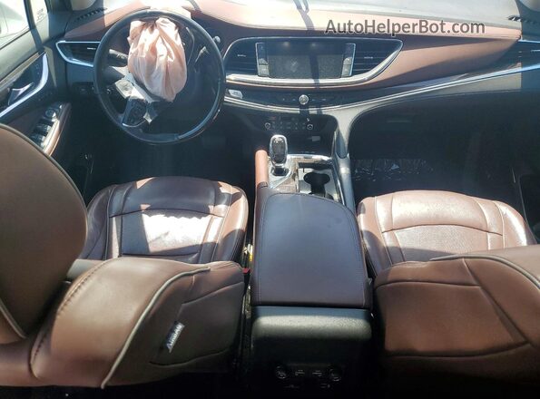 5GAEVCKW6JJ223019 2018 BUICK ENCLAVE White Widok deski rozdzielczej
