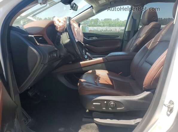 5GAEVCKW6JJ223019 2018 BUICK ENCLAVE White Widok wnętrza z przodu
