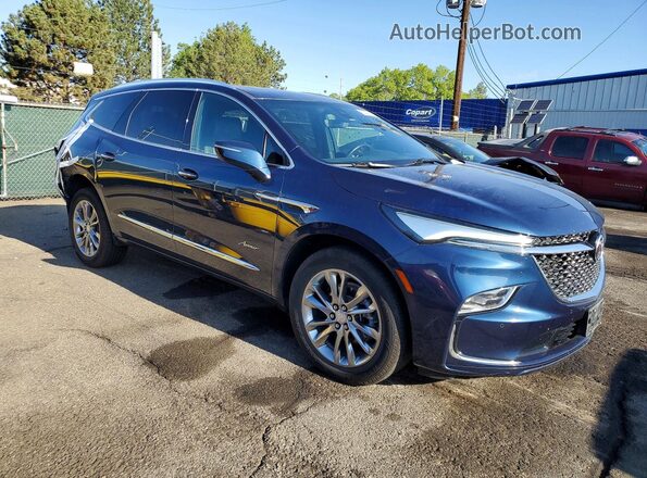5GAEVCKW9NJ126838 2022 BUICK ENCLAVE Blue Przód prawy