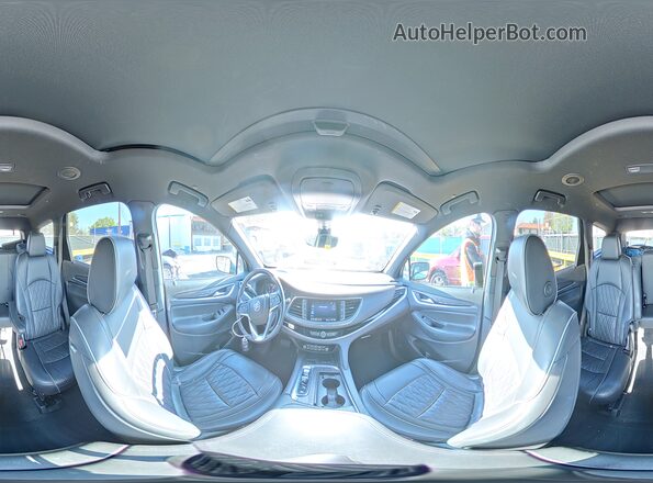 5GAEVCKW9NJ126838 2022 BUICK ENCLAVE Blue Widok naklejki z numerem VIN