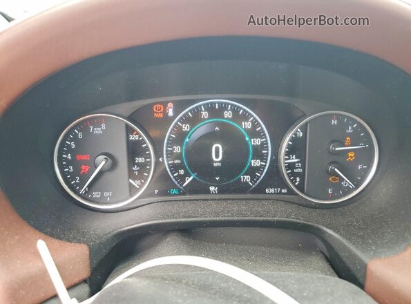 5GAEVCKWXJJ234136 2018 BUICK ENCLAVE Белый Вид щитка приборов
