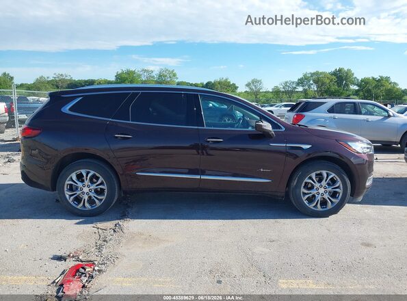 5GAEVCKWXMJ193737 2021 BUICK ENCLAVE Burgundy Rear interior view