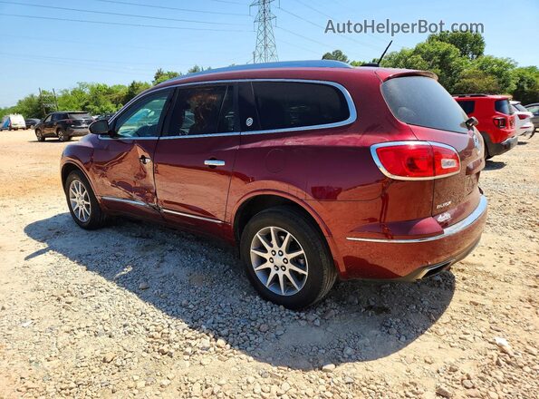 5GAKRAKD0GJ275989 2016 BUICK ENCLAVE Burgundy უკანა მარცხენა