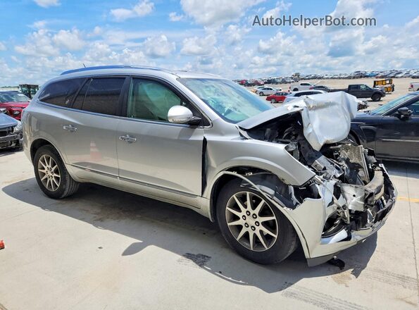 5GAKRAKD3HJ327715 2017 BUICK ENCLAVE Серебряный Передняя правая четверть