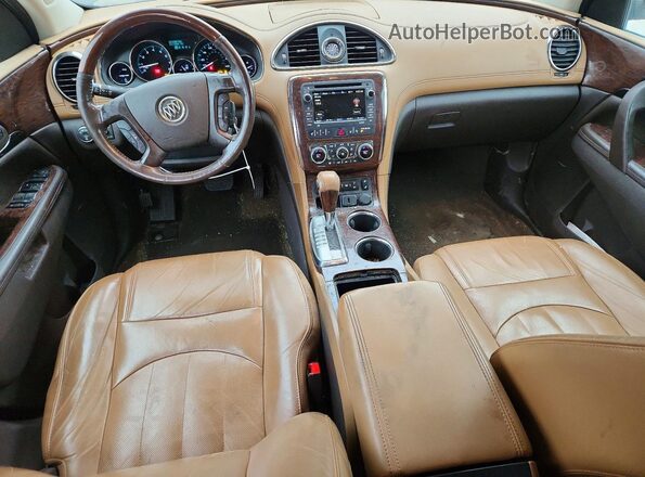 5GAKRBKD0GJ183836 2016 BUICK ENCLAVE Brown Вид панелі приладів