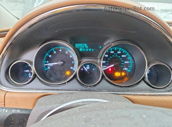 5GAKRBKD0GJ183836 2016 BUICK ENCLAVE Brown Вид щитка приладів