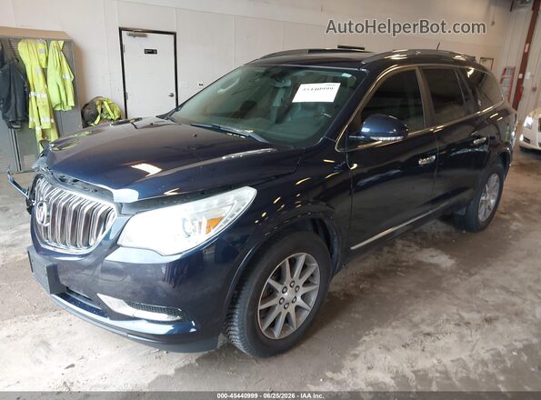 5GAKRBKD0HJ153009 2017 BUICK ENCLAVE Blue წინა მარცხენა ხედი სამი მეოთხედიდან