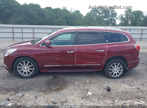 5GAKRBKD0HJ204542 2017 BUICK ENCLAVE Burgundy 360 interior view