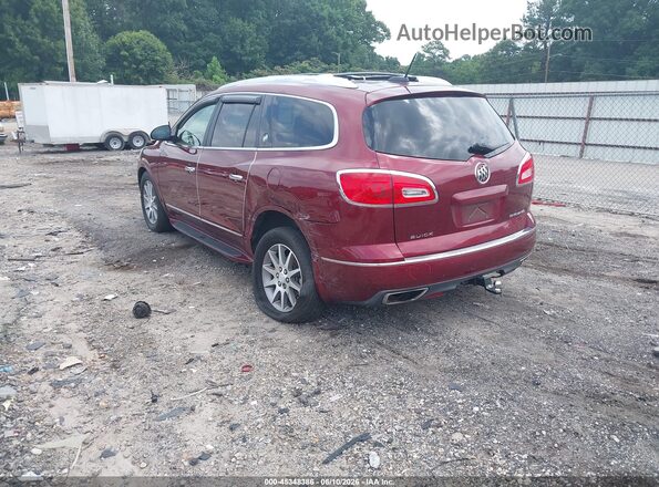 5GAKRBKD0HJ204542 2017 BUICK ENCLAVE Burgundy Rear left
