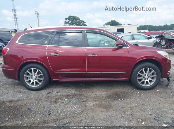 5GAKRBKD0HJ204542 2017 BUICK ENCLAVE Burgundy Rear interior view