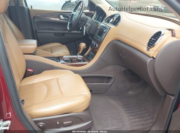 5GAKRBKD0HJ204542 2017 BUICK ENCLAVE Burgundy Front interior view