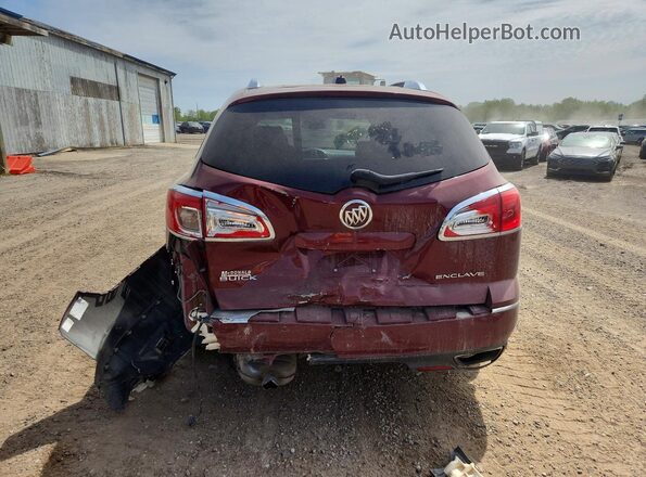5GAKRBKD1GJ132197 2016 BUICK ENCLAVE Burgundy Widok z tyłu