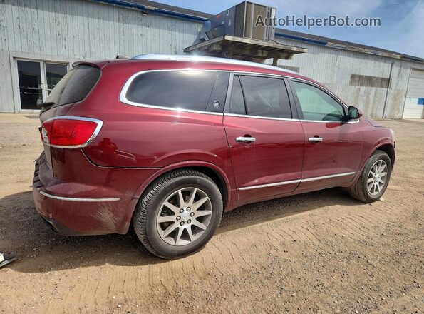 5GAKRBKD1GJ132197 2016 BUICK ENCLAVE Burgundy Tył prawy