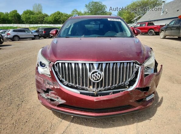 5GAKRBKD1GJ132197 2016 BUICK ENCLAVE Burgundy Widok z przodu
