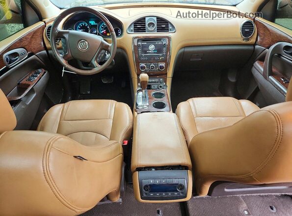 5GAKRBKD1GJ167628 2016 BUICK ENCLAVE Black Dashboard view