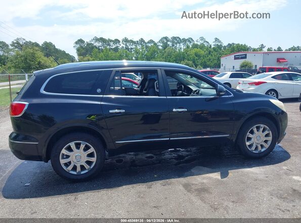 5GAKRBKD1GJ263498 2016 BUICK ENCLAVE Black Widok wnętrza z tyłu