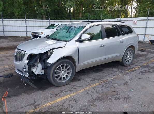 5GAKRBKD1HJ182583 2017 BUICK ENCLAVE Серебряный Передняя левая четверть