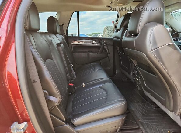 5GAKRBKD1HJ211676 2017 BUICK ENCLAVE Burgundy Rear seats view