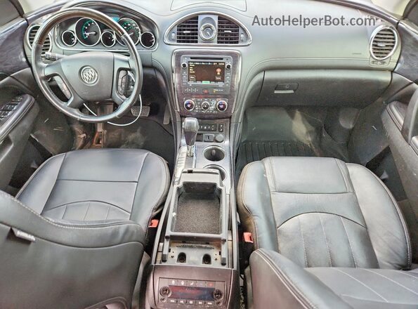 5GAKRBKD1HJ211676 2017 BUICK ENCLAVE Burgundy Dashboard view