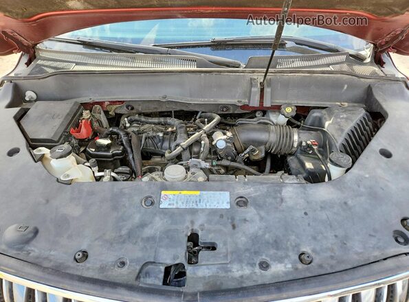 5GAKRBKD1HJ211676 2017 BUICK ENCLAVE Burgundy Rear interior view