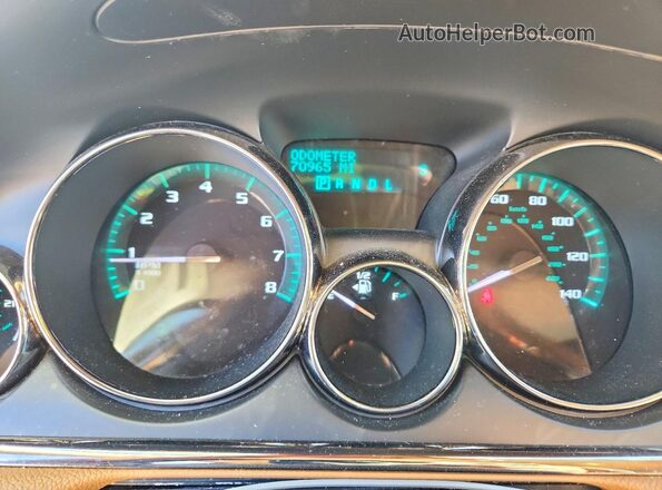 5GAKRBKD1HJ262014 2017 BUICK ENCLAVE Burgundy Instrument cluster view