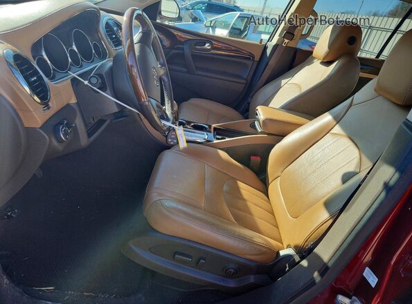 5GAKRBKD1HJ262014 2017 BUICK ENCLAVE Burgundy Front interior view