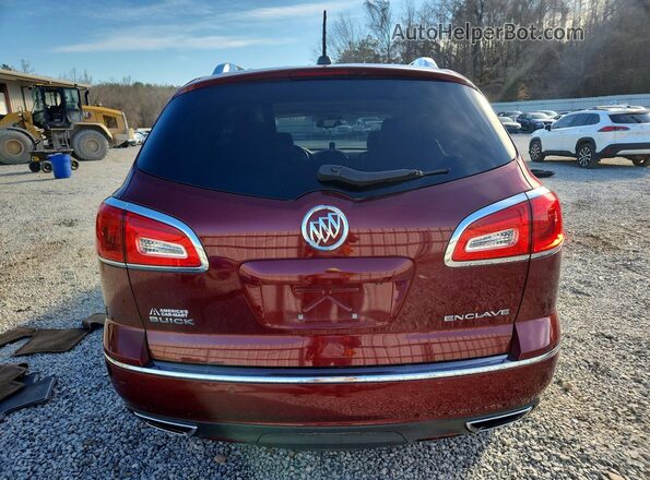 5GAKRBKD1HJ262014 2017 BUICK ENCLAVE Burgundy Rear view