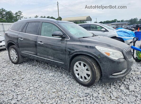 5GAKRBKD4HJ228164 2017 BUICK ENCLAVE Черный Передняя правая четверть