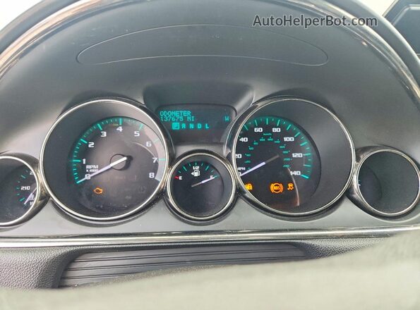 5GAKRBKD4HJ228164 2017 BUICK ENCLAVE Черный Вид щитка приборов