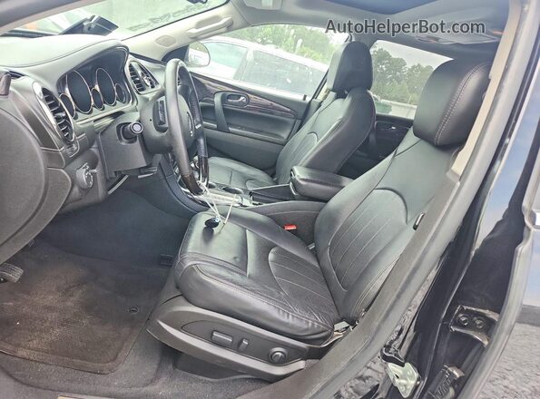 5GAKRBKD4HJ228164 2017 BUICK ENCLAVE Черный Вид салона спереди