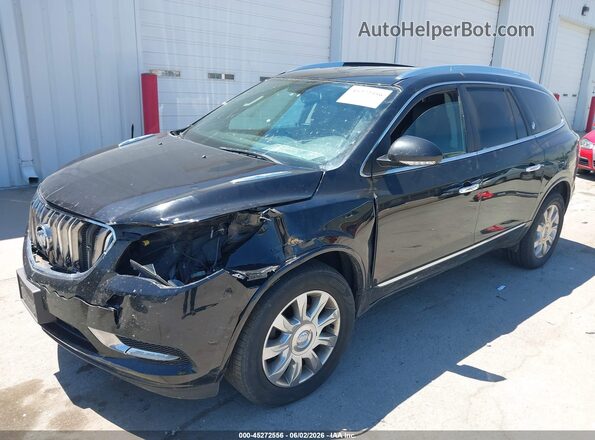 5GAKRBKD4HJ350135 2017 BUICK ENCLAVE Black Przód lewy
