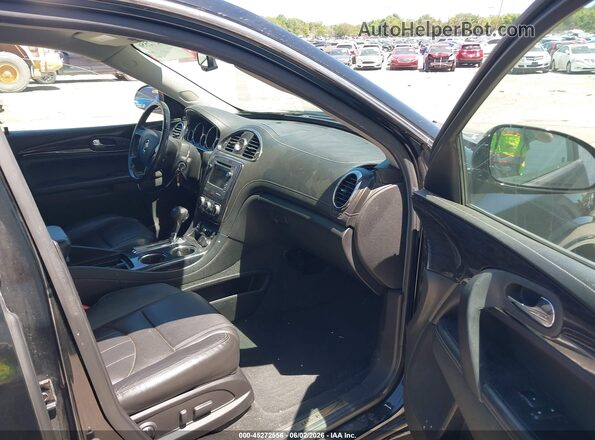 5GAKRBKD4HJ350135 2017 BUICK ENCLAVE Black Widok wnętrza z przodu