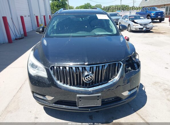 5GAKRBKD4HJ350135 2017 BUICK ENCLAVE Black Widok zestawu wskaźników