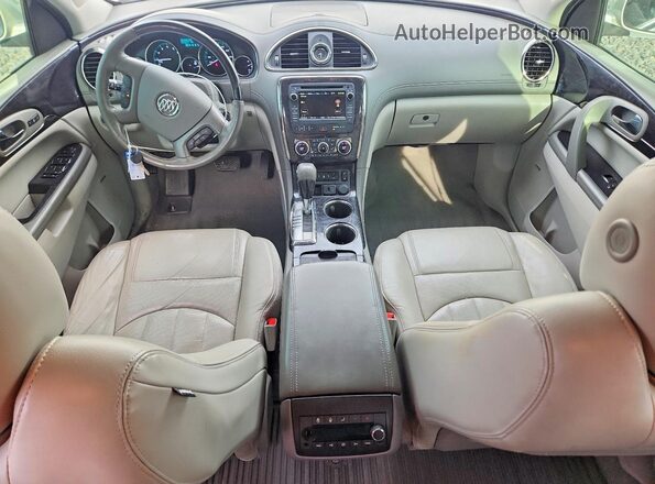 5GAKRBKD5GJ244520 2016 BUICK ENCLAVE White Widok deski rozdzielczej